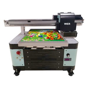 A2 ډیجیټل flatbed وړو UV فلیډ شوی UV چاپګر